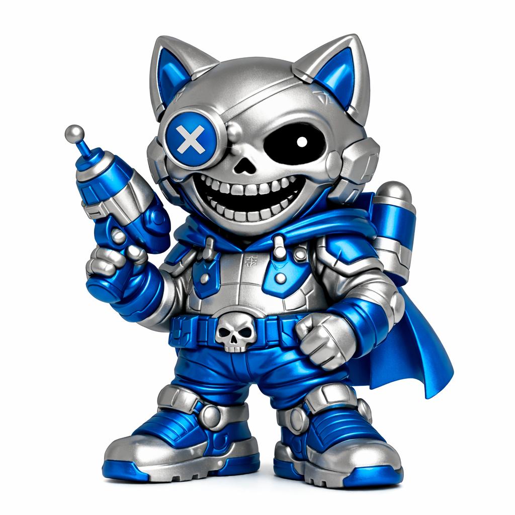 Gato Cibernético Azul